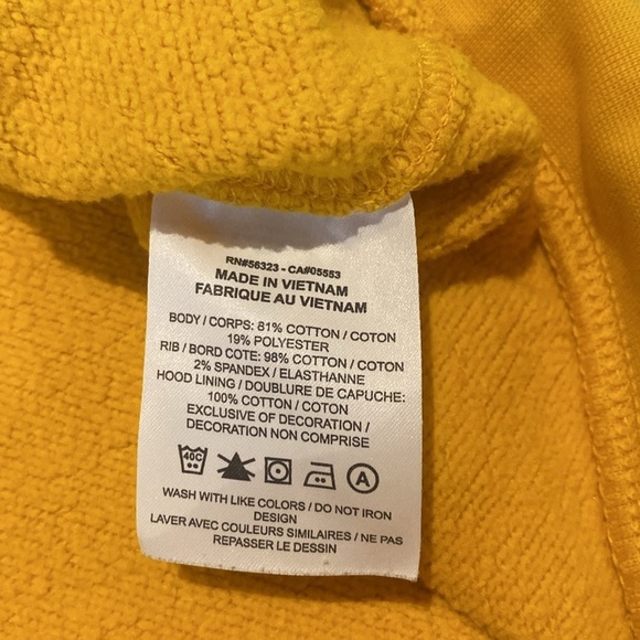 Nike ‘Base Ball’ L/S Hoodie Mustard Yellow Size XL *Small Flaw - Picture 6 of 8